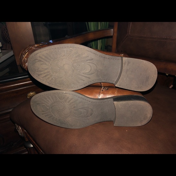 Nine West boots two tone brow/black - Picture 4 of 8